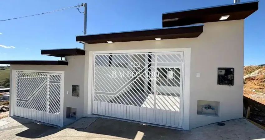 Casa nova em toledo mg térrea com 2 dormitórios a 800 metros do centro da cidade