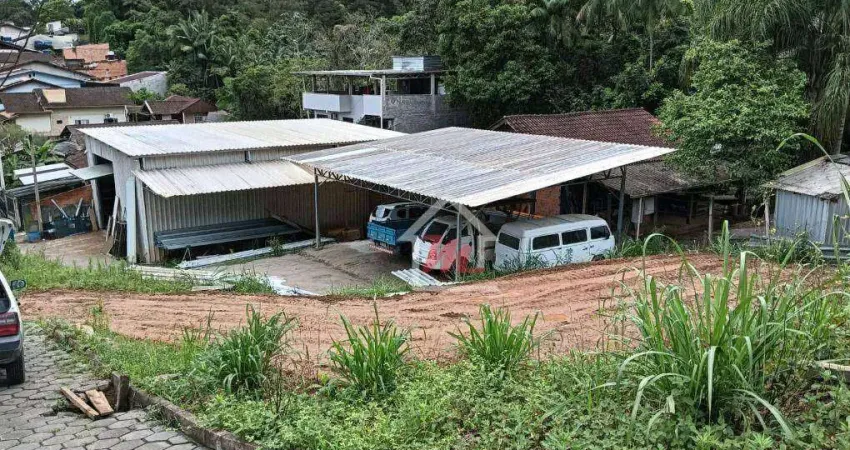 Terreno com projeto aprovado, à venda, 651 m² por r$ 400.000 - itoupava central - blumenau/sc