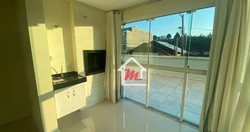 Apartamento com 2 dormitórios para alugar, 72 m² por r$ 2.660,00/mês - velha - blumenau/sc
