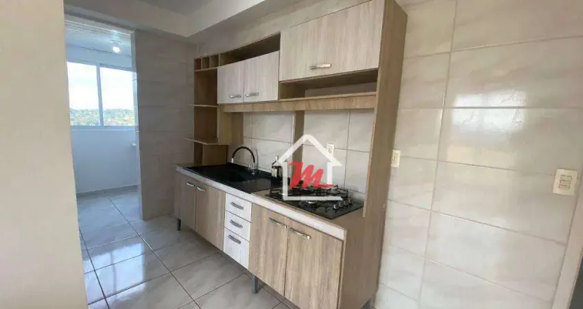 Apartamento com 2 dormitórios à venda, 55 m² por R$ 265.000,00 - Passo Manso - Blumenau/SC