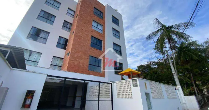 Apartamento com 2 dormitórios para alugar, 70 m² por R$ 2.885,00/mês - Velha - Blumenau/SC