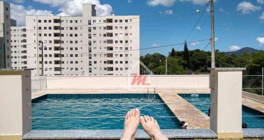 Apartamento com 2 dormitórios à venda, 55 m² por R$ 235.000,00 - Passo Manso - Blumenau/SC