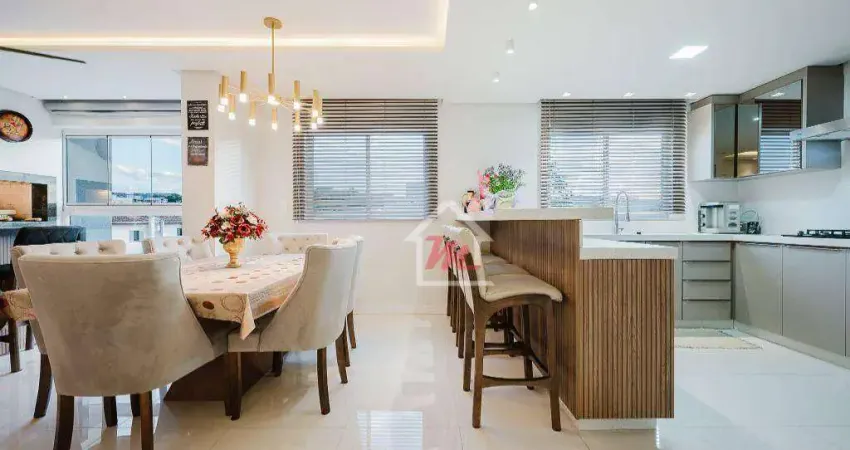 Apartamento com 3 suítes com 3 vagas de garagem à venda, 142 m² por R$ 1.200.000 - Água Verde - Blumenau/SC