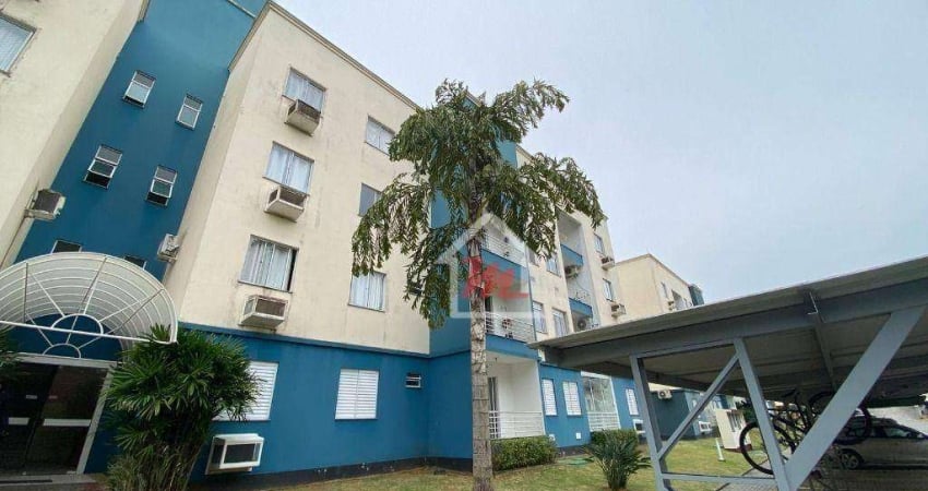 Apartamento com 2 dormitórios para alugar, 62 m² por R$ 1.889,00/mês - Velha - Blumenau/SC