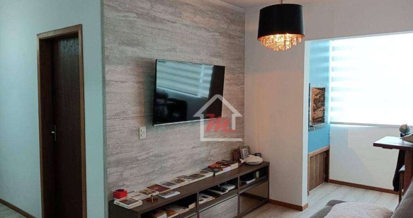 Apartamento 100% Mobiliado, com 2 dormitórios à venda, 53 m² por R$ 390.000 - Água Verde - Blumenau/SC