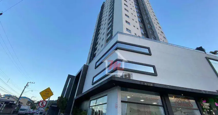 Apartamento com 3 dormitórios, 88 m² - venda por R$ 750.000,00 ou aluguel por R$ 3.650,00/mês - Água Verde - Blumenau/SC