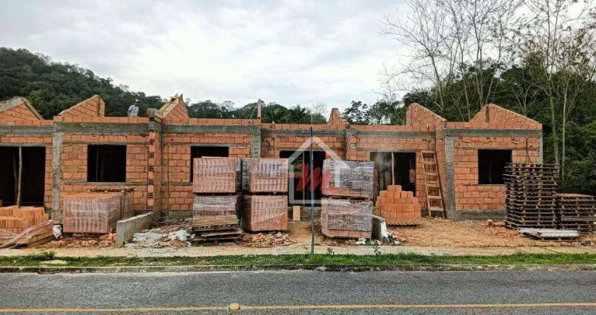 Casa com 2 dormitórios à venda, 48 m² por r$ 327.100,00 - velha central - blumenau/sc