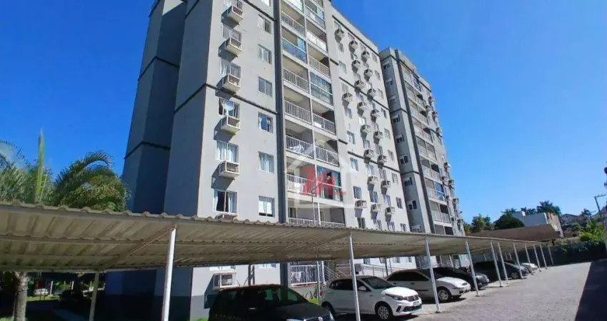 Apartamento com 2 dormitórios à venda, 51 m² por r$ 280.000,00 - itoupava central - blumenau/sc