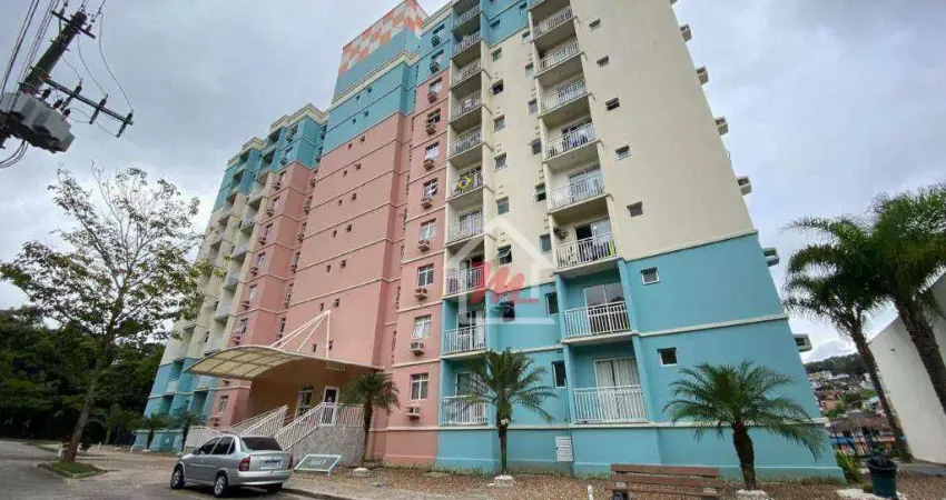 Apartamento com 2 dormitórios à venda, 48 m² por r$ 290.000,00 - itoupava central - blumenau/sc