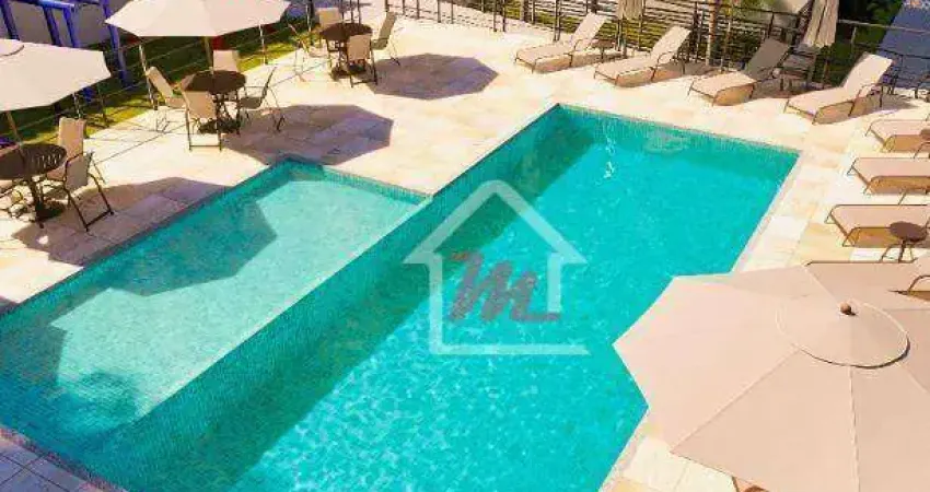 Apartamento em home club, 2 dormitórios, sacada com churrasqueira, 1 vaga gar. à venda, 77 m² por r$ 404.000 - escola agrícola - blumenau/sc