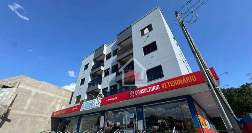 Apartamento com 2 dormitórios para alugar, 70 m² por r$ 2.300,00/mês - velha central - blumenau/sc