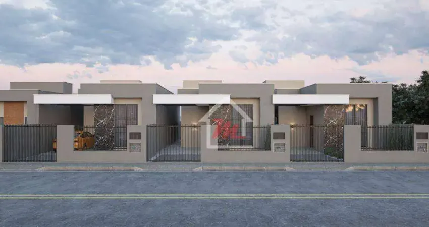 Casa com 3 dormitórios sendo 01 suíte à venda, 72 m² por r$ 409.000 - vila nova - barra velha/sc