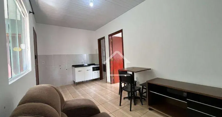 Kitnet com 1 dormitório para alugar, 40 m² por r$ 1.300,00/mês - velha - blumenau/sc