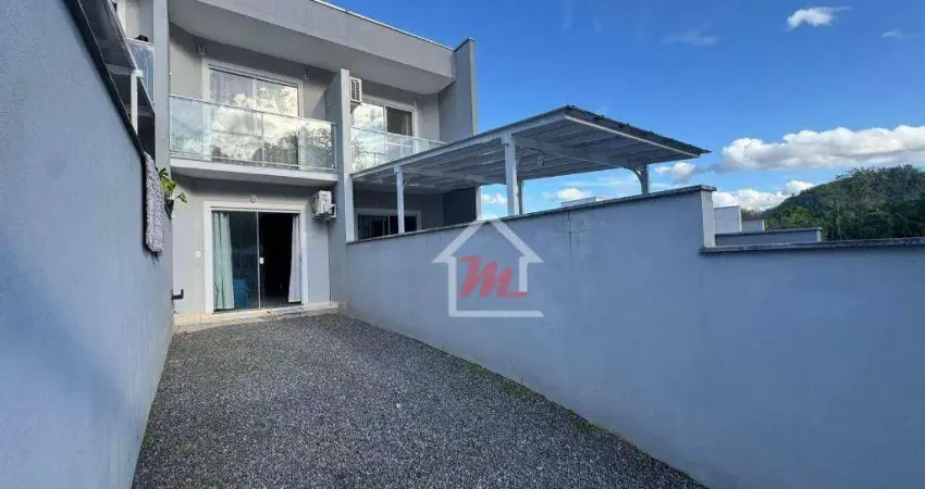 Sobrado com 2 dormitórios para alugar, 79 m² por r$ 2.250,00/mês - passo manso - blumenau/sc