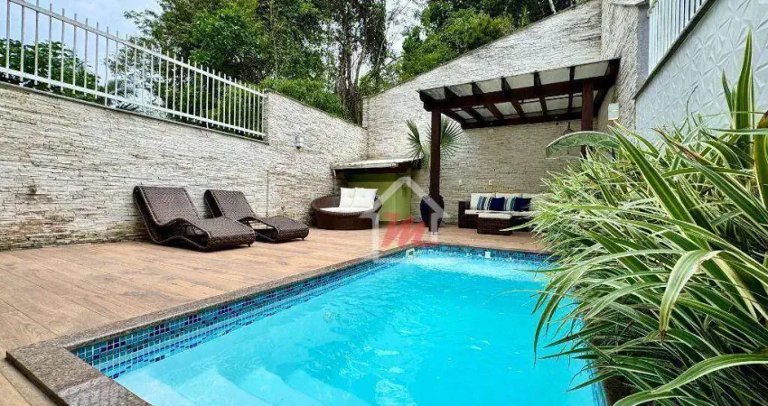 Sobrado com 3 dormitórios, 214 m² - venda por r$ 899.000,00 ou aluguel por r$ 9.000,00/mês - velha - blumenau/sc