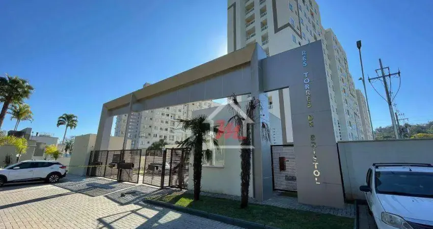 Apartamento com 2 dormitórios, 44 m² - venda por r$ 270.000,00 ou aluguel por r$ 1.960,00/mês - badenfurt - blumenau/sc
