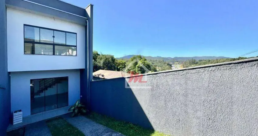 Sobrado com 2 dormitórios sendo 02 suítes à venda, 98 m² por r$ 349.990 - fortaleza - blumenau/sc