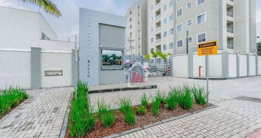 Apartamento com 2 dormitórios para alugar, 44 m² por r$ 1.500,00/mês - água verde - blumenau/sc