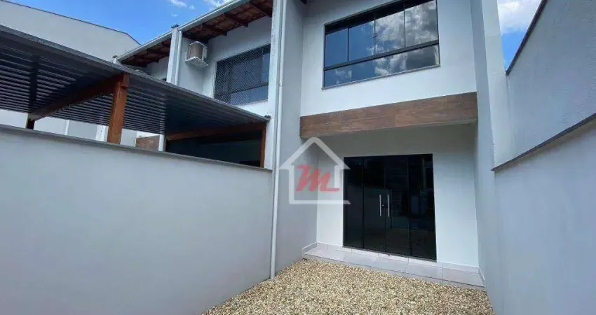 Sobrado com 2 dormitórios à venda, 72 m² por r$ 359.000,00 - passo manso - blumenau/sc