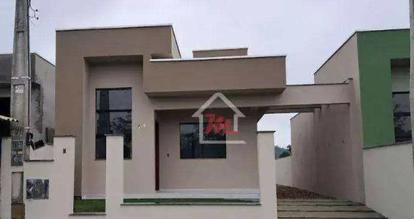 Casa com 2 dormitórios à venda, 50 m² por r$ 350.000,00 - estradas das areias - indaial/sc