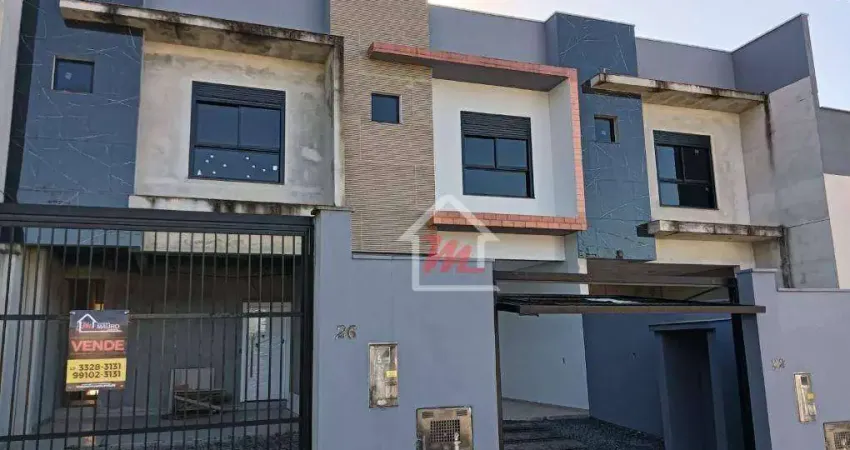 Sobrado com 3 dormitórios à venda, 140 m² por r$ 800.000,00 - escola agrícola - blumenau/sc