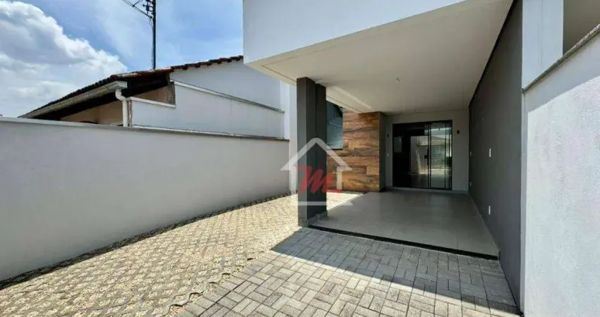 Sobrado com 2 dormitórios sendo 02 suítes à venda, 88 m² por r$ 480.000 - poço grande - gaspar/sc