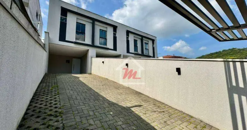 Sobrado com 2 dormitórios, sendo 02 suítes à venda, 85 m² por r$ 449.000 - tribess - blumenau/sc