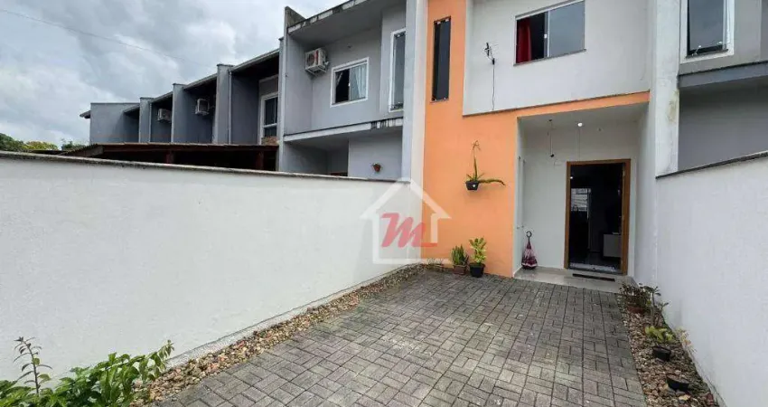 Sobrado com 2 dormitórios à venda, 73 m² por r$ 389.000,00 - passo manso - blumenau/sc