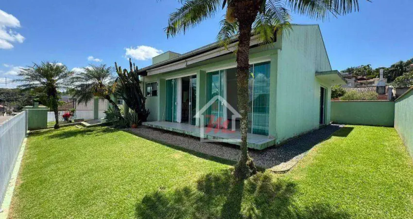 Casa com 3 dormitórios para alugar, 160 m² por r$ 4.560/mês - velha - blumenau/sc