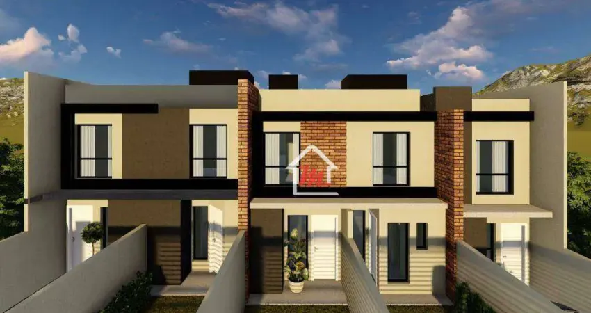 Sobrado com 2 dormitórios à venda, 72 m² por r$ 340.000,00 - itoupava central - blumenau/sc