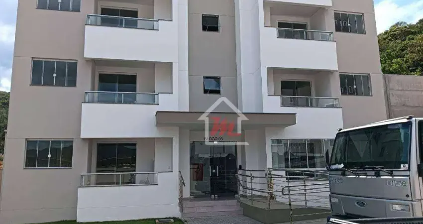 Apartamento novo, com 2 dormitórios à venda, 61 m² por r$ 310.000 - itoupava central - blumenau/sc