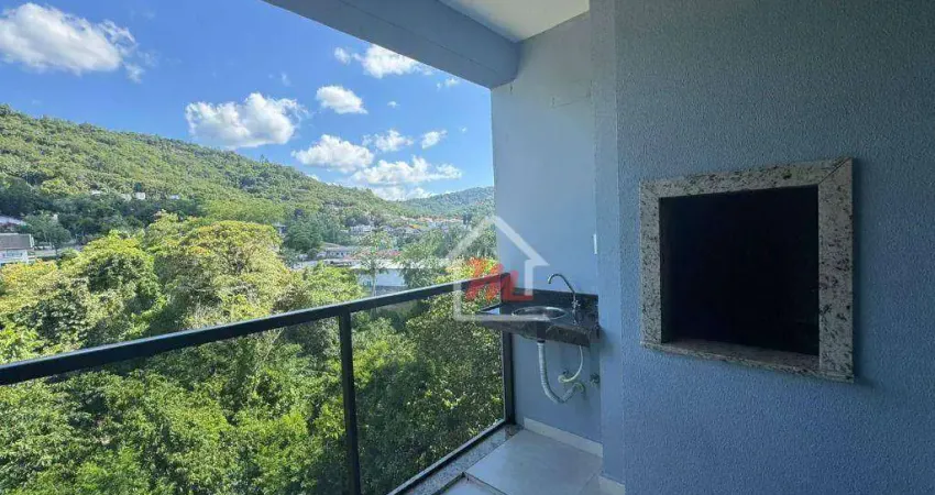 Apartamento com 2 dormitórios para alugar, 70 m² por R$ 2.250/mês - Velha Central - Blumenau/SC