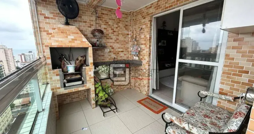 Apartamento com 3 dormitórios à venda, 105 m² por r$ 650.000,00 - vila tupi - praia grande/sp