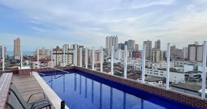 Apartamento de 2 dormitório(s) e 1 suíte(s) no bairro ocian, praia grande