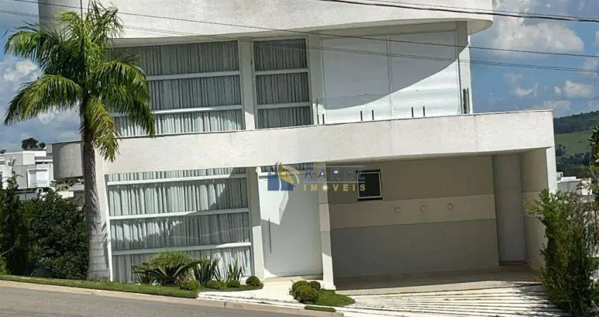 Sobrado á venda com 4 suítes, piscina com borda infinita, vista permanente, sem vizinhos de fundos no condomínio tipo clube vale das águas!!
