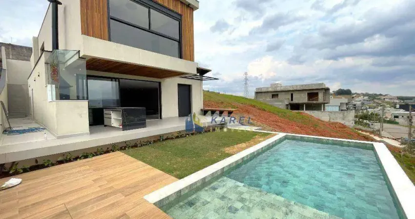 Sobrado á venda com 4 suítes, vista imperdível e rica nos detalhes no condomínio fechado tipo clube vale das águas em bragança paulista!!