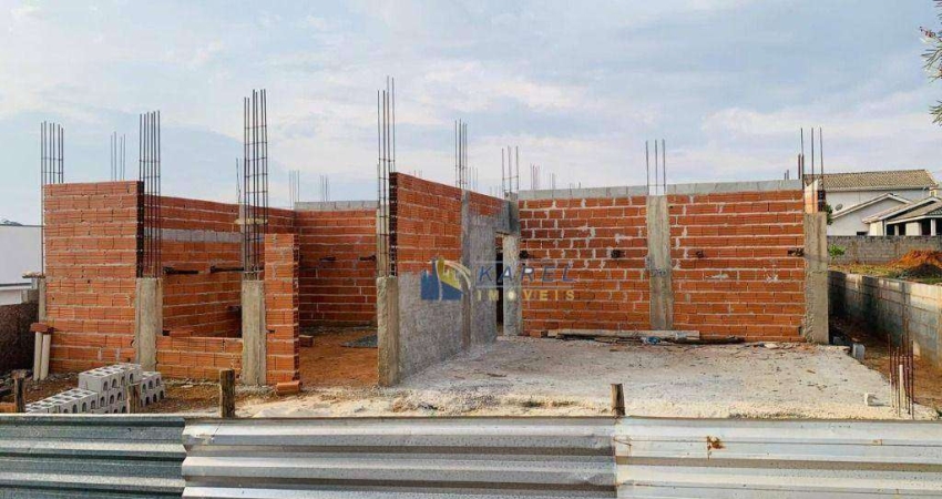 CASA TÉRREA em CONTRUÇÃO à VENDA em CONDOMÍNIO FECHADO FLAMBOYANT em BRAGANÇA PAULISTA / SP.