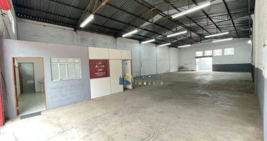 GALPÃO para LOCAÇÃO com 350m² de Área de Construída em Terreno de 502,50m², totalmente plano em Bragança Paulista!