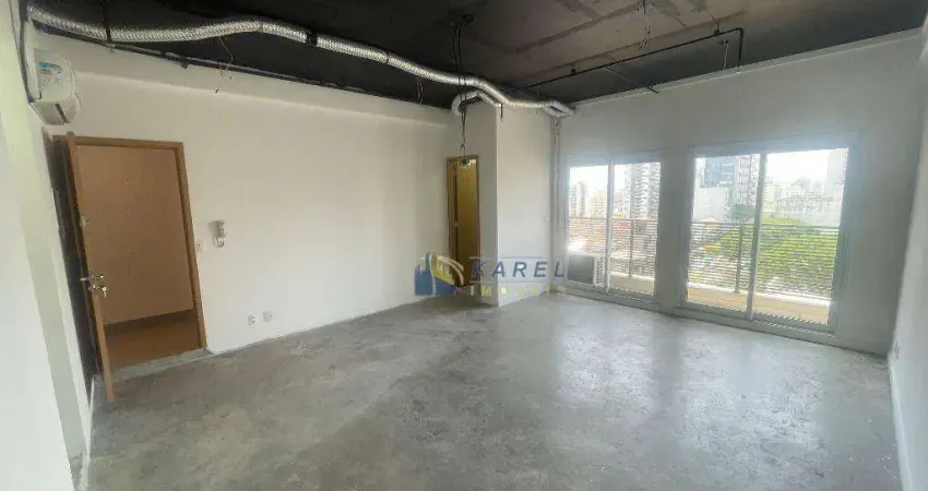 Sala comercial para locação, 38m², varanda, 2 lavabos, ar cond., copinha e uma vaga no metro saúde