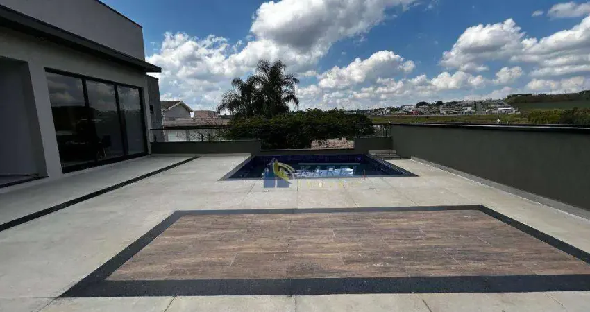 Sobrado à venda com 3 suítes, piscina, área gourmet integrada em condomínio fechado euroville 2 na cidade de bragança paulista