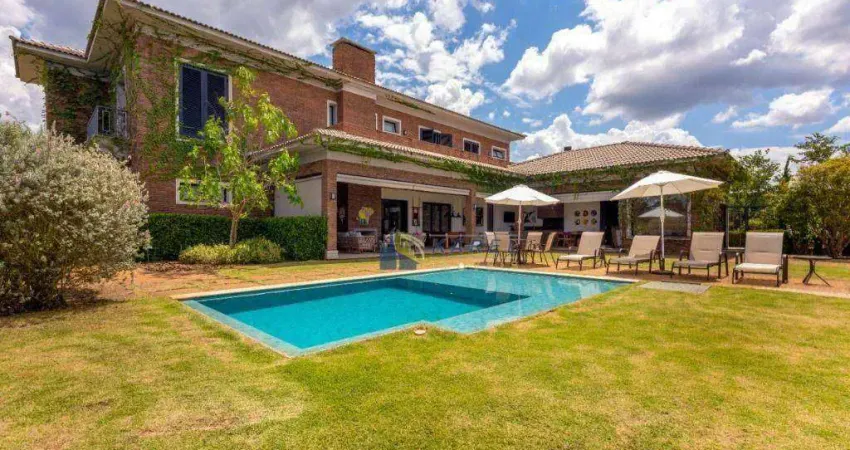 Sobrado à venda com 3000m² de terreno, muito verde, 4 suítes, piscina em condomínio fechado tipo clube fazenda dona carolina em itatiba/sp