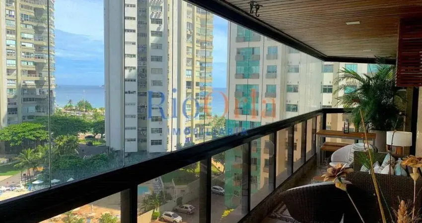 Apartamento todo reformado com vista mar e alto padrão!