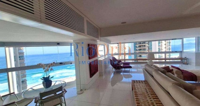 Atlântico Sul, frontal, apt 4 quartos com infraestrutura na Orla da praia.
