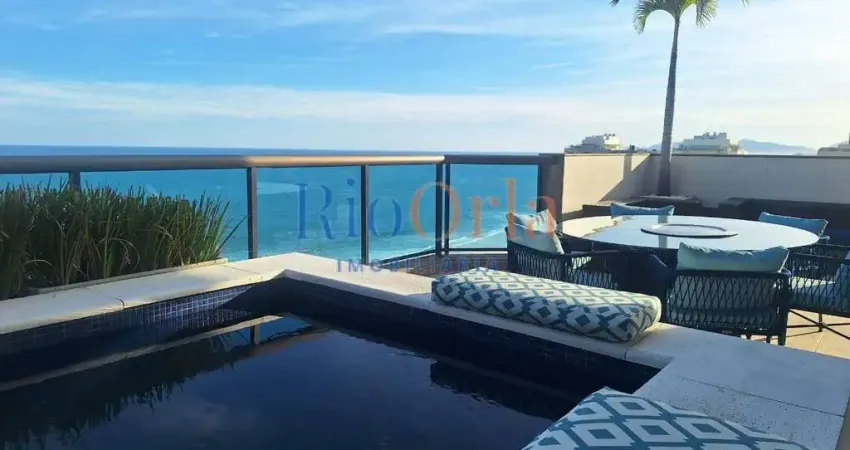 Orla da Barra,Cobertura 4 quartos em condomínio com infraestrutura na praia