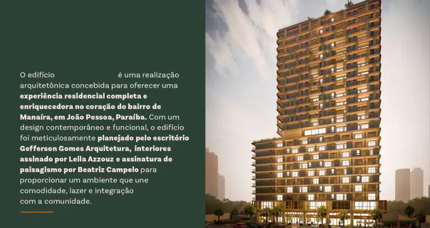 Flat em Manaíra, João Pessoa/PB