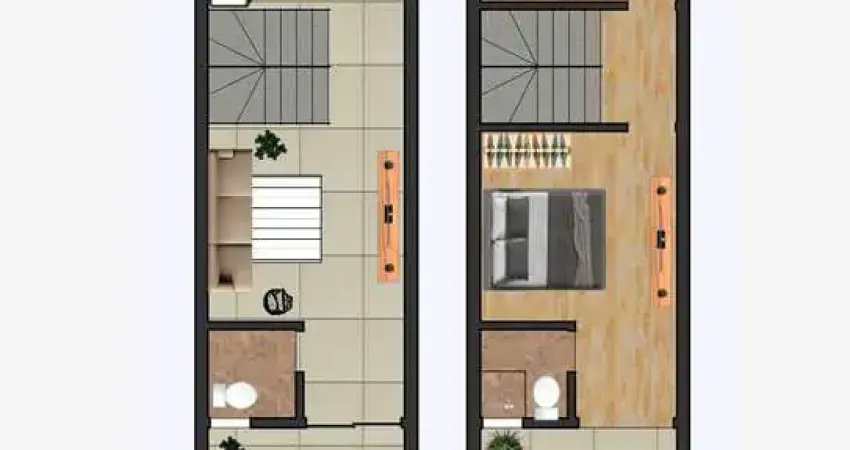 Casa com 2 quartos à venda no Petrópolis, Joinville