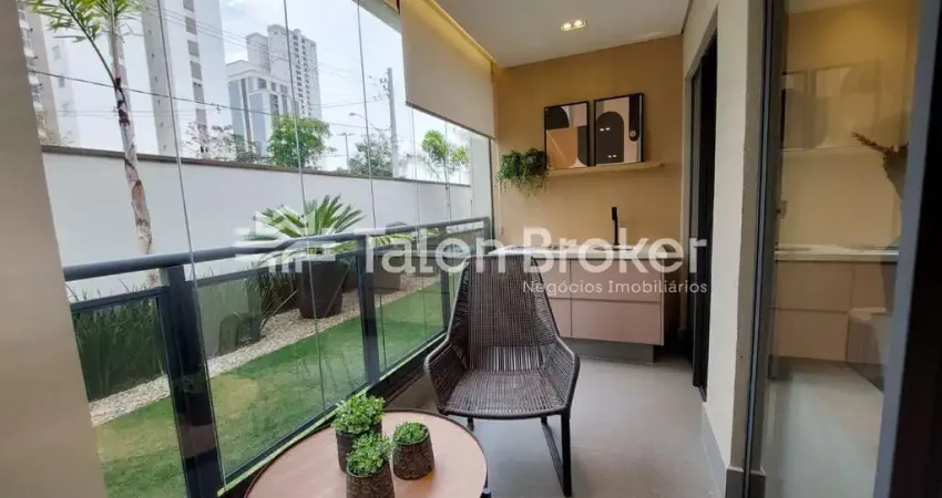 Quadria jd. áquarius - apartamento 2 dormitórios, suíte, ampla varanda. alto padrão, lalzer completo