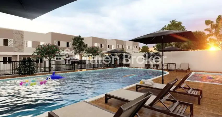 Casa 2 dorms. em condomínio fechado. o conforto e a segurança que você busca  plano mcmv