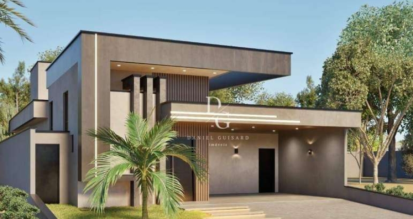 Casa em construção com 3 dormitórios à venda, 180 m² por R$ 1.370.000 - Residencial OuroVille - Taubaté/SP