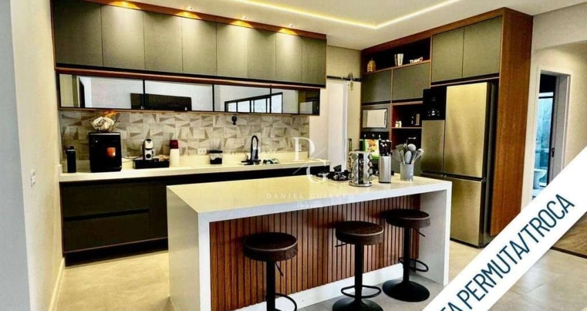 Casa com 3 dormitórios, 261 m² - venda por R$ 2.300.000,00 ou aluguel por R$ 14.050,00/mês - Reserva Altos Do Cataguá - Taubaté/SP